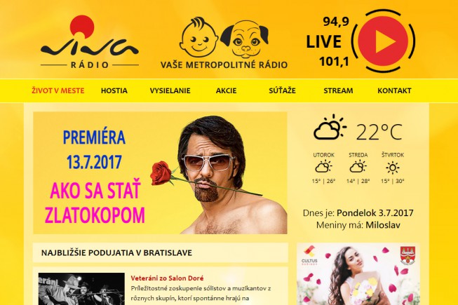 Rádio Viva má nový web