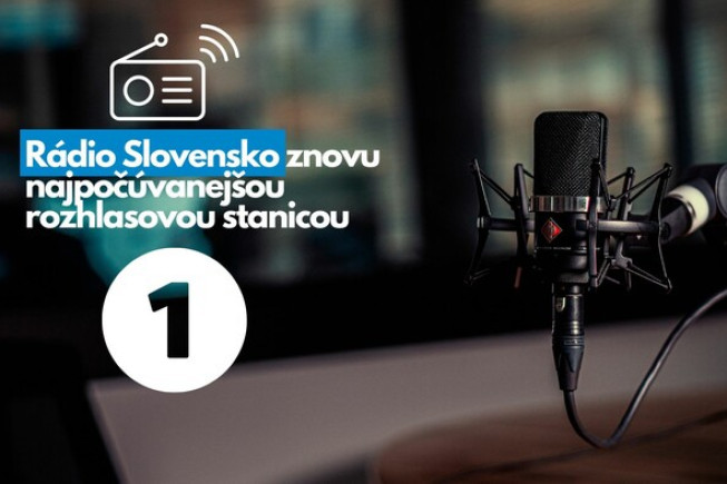 Rádio Slovensko znovu najpočúvanejšou rozhlasovou stanicou