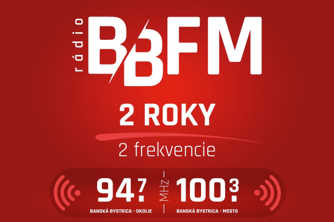 Dva roky, dve frekvencie. Banskobystrické BB FM oslavuje aj s novým zvukovým obalom