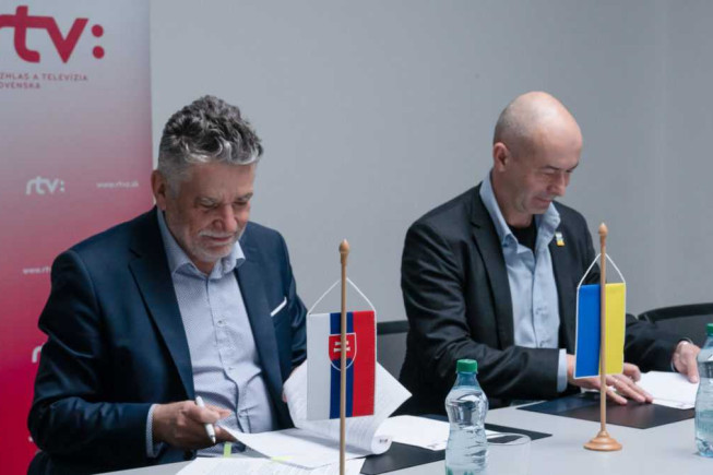 Dohoda o spolupráci s Národnou verejnoprávnou televíznou a rozhlasovou spoločnosťou Ukrajiny