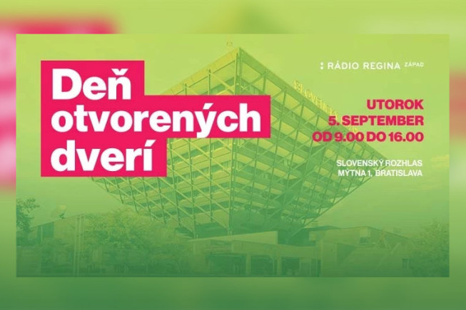 Rádio Regina Západ pozýva svojich poslucháčov na Deň otvorených dverí v priestoroch Slovenského rozhlasu Rádio Regina Západ pozýva svojich poslucháčov na Deň otvorených dverí v priestoroch Slovenského rozhlasu