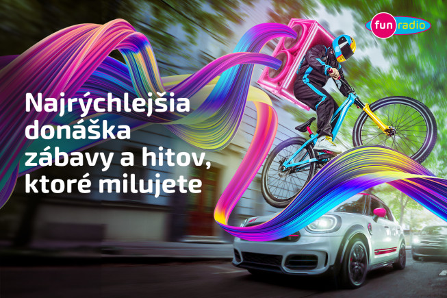 Fun rádio k vám vysiela najrýchlejšiu donášku zábavy a hitov, ktoré milujete Fun rádio k vám vysiela najrýchlejšiu donášku zábavy a hitov, ktoré milujete