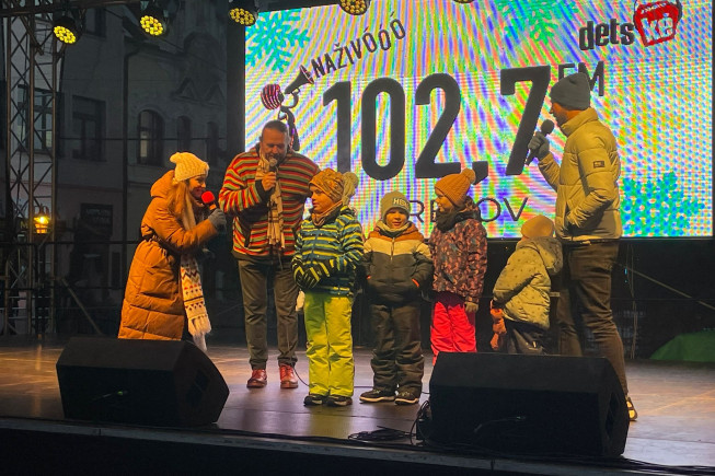 Detské rádio roztancovalo živým vysielaním centrum Košíc