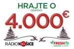 Rádio Košice súťaží o vianočné nákupy v celkovej hodnote 4000 eur Rádio Košice súťaží o vianočné nákupy v celkovej hodnote 4000 eur