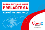 Rádio Vlna vysiela v Banskej Bystrici a okolí na novej frekvencii Rádio Vlna vysiela v Banskej Bystrici a okolí na novej frekvencii